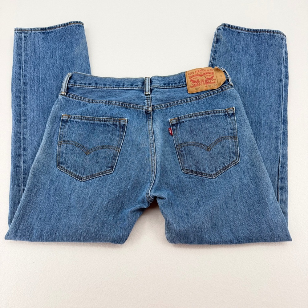 Levi's 501 Original Fit Jeans Mens 33x30 Blue Straight Leg Excellent
